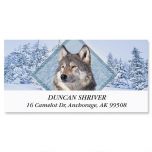 Wolf Deluxe Address Labels
