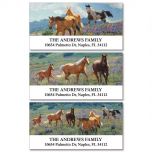 Gallop Horse Deluxe Address Labels  (3 Designs)