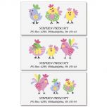 Little Chickee Deluxe Return Address Labels  (3 Designs)