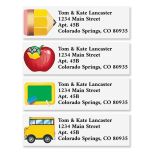 School Fun Classic Return Address Labels  (4 Designs)