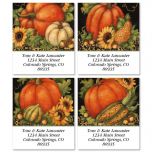 Pumpkin Harvest Select Return Address Labels  (4 Designs)