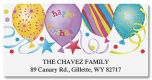 Happy Birthday Deluxe Return Address Labels