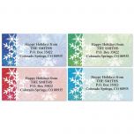 Snowflake Dream  Border Return Address Labels   (4 Designs)