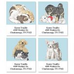 Best Friends by Linda K. Powell  Select Address Labels  (4 Designs)