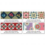 American Quilts   Deluxe Address Labels    (4 Designs)