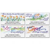 Y625 - Verses of Virtue Deluxe Return Address Labels  (4 Designs)