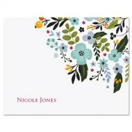 Aubrey Floral Custom Note Cards