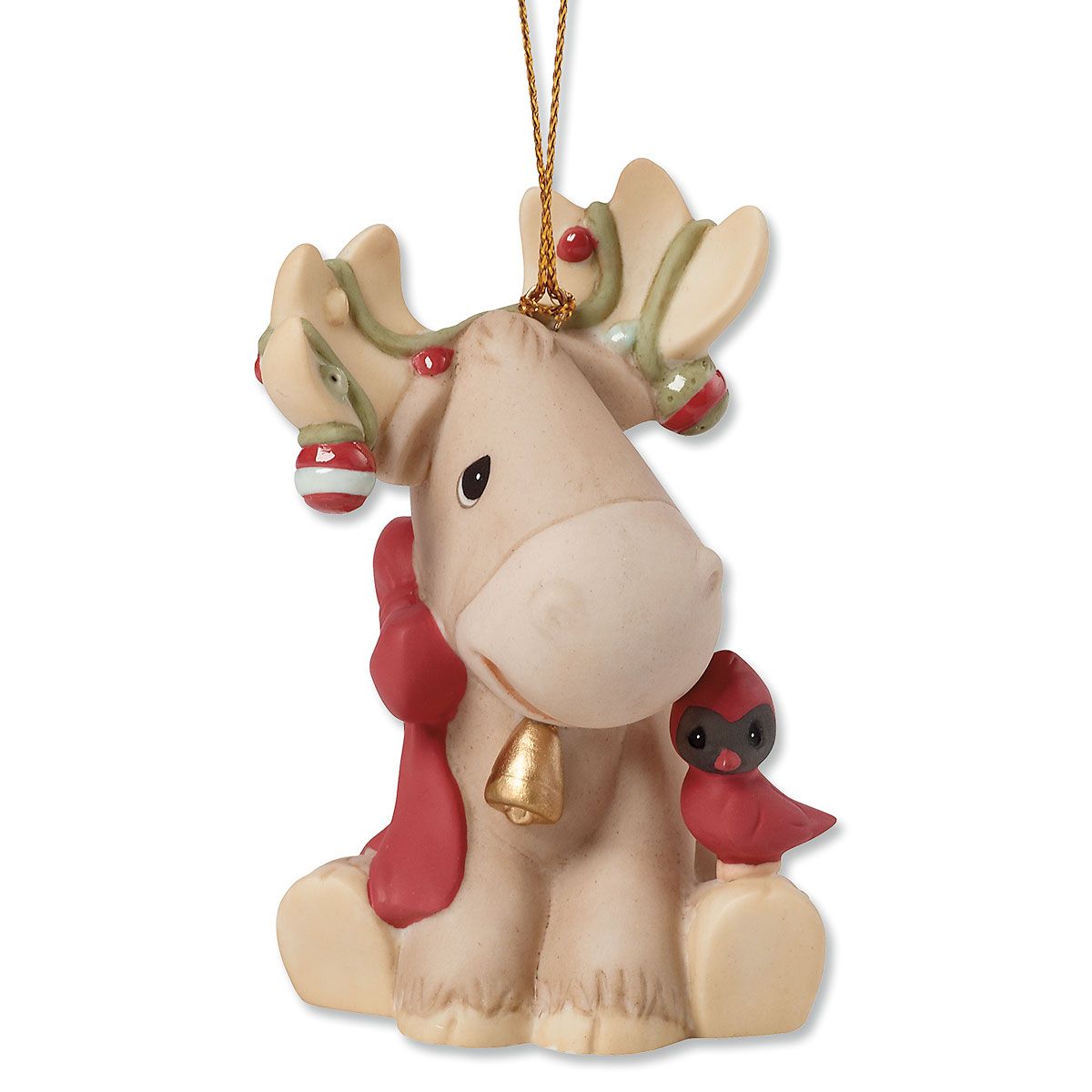 Wonderful Time of Year Moose Christmas Ornament by Precious Moments
