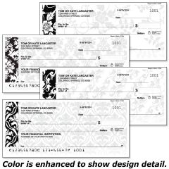 Order Personal Checks Check Designs Colorful Images Elegant In Black Personal Checks