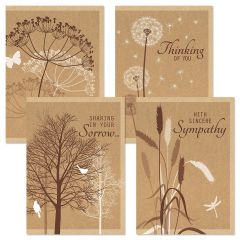 20 - Set of 40 Some with Metallic foil Mega Sympathy Greeting Card Value Pack 