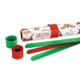 Holiday Red & Green Flip Wraps Silicone - Set of 18