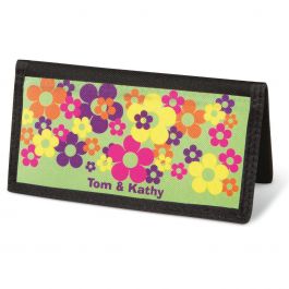 Feeling Groovy  Checkbook Cover - Personalized