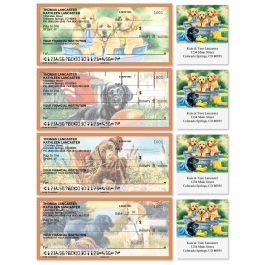 Labrador Love Personal Single Checks With Matching Address Labels
