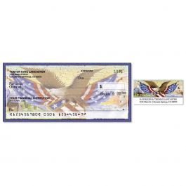 American Eagle Personal Single Checks With Matching Address Labels