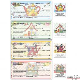 Mary's Classic Breits Personal Duplicate Checks With Matching Address Labels