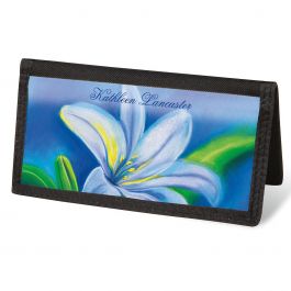 Floral Whispers Checkbook Cover - Personalized