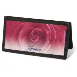 Fresh Roses  Checkbook Cover - Personalized