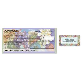 Bacchus Personal Single Checks With Matching Address Labels