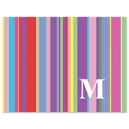 Bold Initial Note Cards - Set of 12