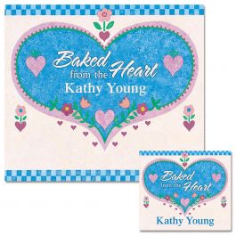 Baked from the Heart Canning Labels - Large