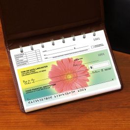 Illuminated Petals Top-Stub Personal Checks