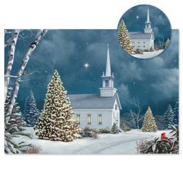Christmas Church Christmas Cards -  Personalized