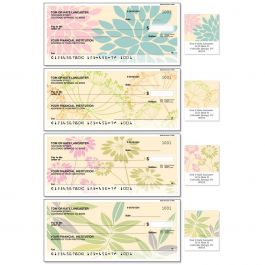 Bella Silhouette Personal Single Checks With Matching Address Labels