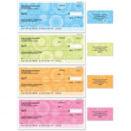Ultra Chic Personal Single Checks With Matching Address Labels