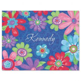 Blossom Personalized Note Cards - Set of 12