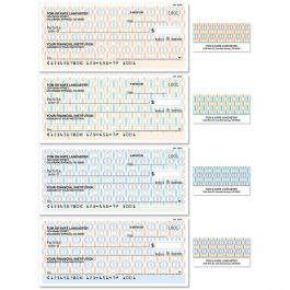 Ikat Personal Single Checks With Matching Address Labels