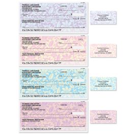 Lace Personal Single Checks with Matching Address Labels