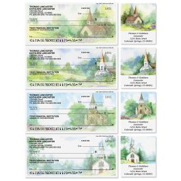 Grace Personal Single Checks with Matching Address Labels