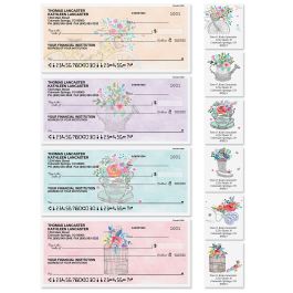 Prismatic Personal Single Checks with Matching Address Labels