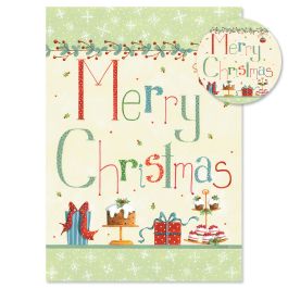Christmas Treats Christmas Cards - Personalized