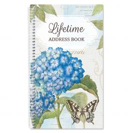 Hydrangea Nature Lifetime Address Book