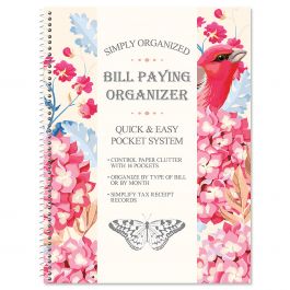 Summer Garden Bill Paying Organizer