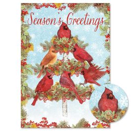 Cardinal Tree Christmas Cards - Personalized