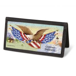 American Eagle Checkbook Cover- Personalized