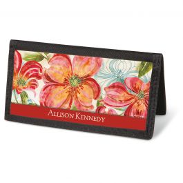 Floral Daydream Checkbook Cover - Personalized
