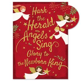 Newborn King Christmas Cards - Personalized