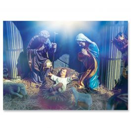 Blessed Nativity Christmas Cards | Colorful Images
