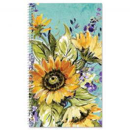 Watercolor Sunflower Password/Pin Keeper
