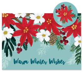 Christmas Bloom Christmas Cards - Personalized
