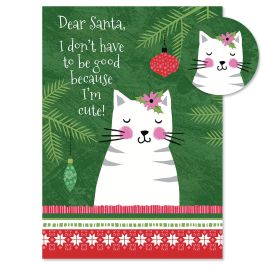 Crazy Cats Christmas Cards - Personalized