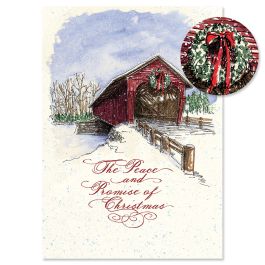Christmas Blessings Christmas Cards - Personalized