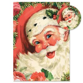 Jolly Santa Christmas Cards - Personalized