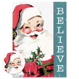 Let's Believe Christmas Cards - Personalized