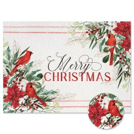 Cardinal Noel Christmas Cards - Nonpersonalized