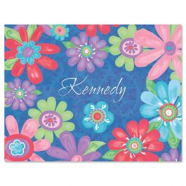 Blossom Personalized Note Cards - Set of 24