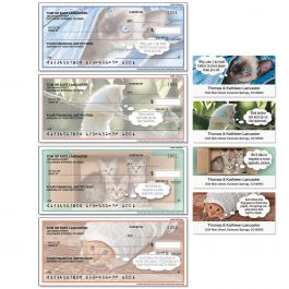 Cattitudes Single Checks with Matching Address Labels